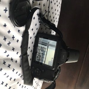 Canon PowerShot SX530 HS Wi-Fi with free tripod.